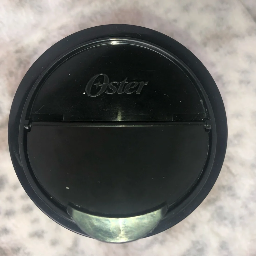 Oster Clear Tumbler with‎ Black Lid 24oz BPA Free